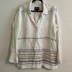 Tahari Linen collared shirt